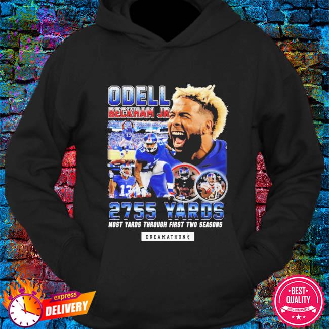 Jjettas2 Odell Beckham Jr 2755 Yards Shirt, hoodie, sweater, long sleeve and  tank top