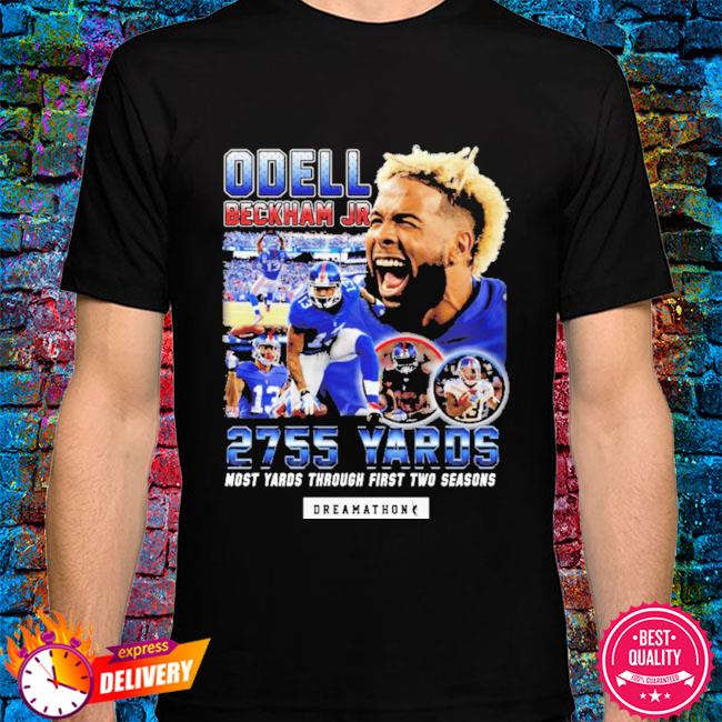 Odell Beckham Jr 2755 Yards Most Yards Through First Two