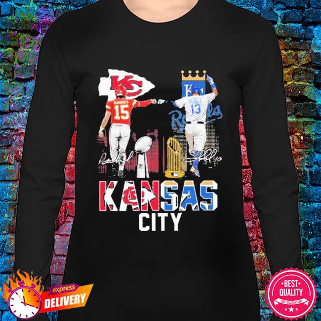 Kansas City Royals and Kansas City Chiefs Perez and Mahomes shirt, hoodie,  sweater, long sleeve and tank top