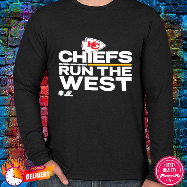 Kansas City Chiefs Run The West 2021 AFC West Division Champions Trophy  Collection T-shirt, hoodie, sweater, long sleeve and tank top