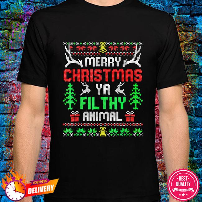 Merry Christmas Animal Filthy Ya 2022 Ugly Sweater, Hoodie, Sweater, Long Sleeve And Tank Top