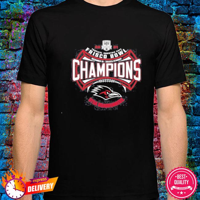 Official Frisco Bowl Champions 2021 Utsa Roadrunners Football Shirt ...