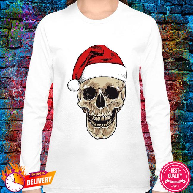 santa skull sweater
