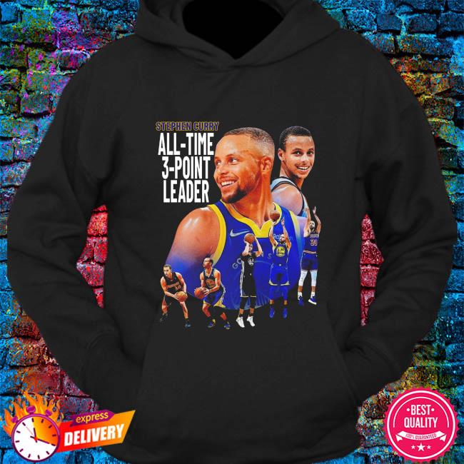 Stephen Curry NBA All-Time 3-Point Lead New Design T-Shirt - REVER LAVIE