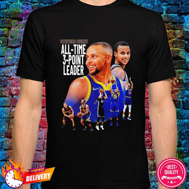 Stephen Curry 3 Point Leader Shirt, Golden State Warriors Shirt -  High-Quality Printed Brand