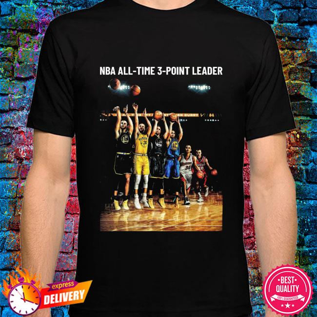 NBA 3 Point Leaders Stephen Curry T-Shirt, hoodie, sweater, long
