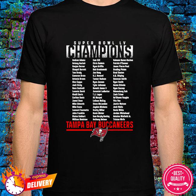 Tampa Bay Champions Super Bowl Champions 2021 Shirt - High-Quality