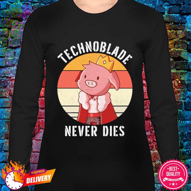 Technoblade 'Never Dies' Long Sleeve Tee (Black)