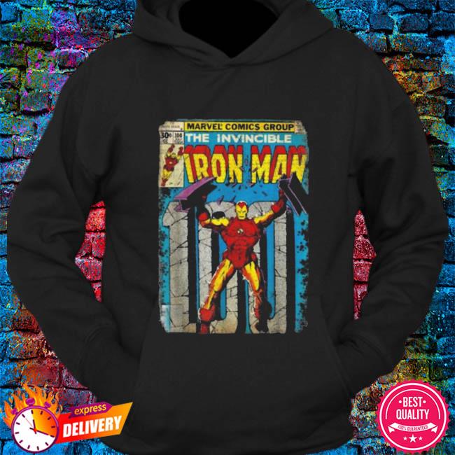 Vintage iron man classic retro comic cover shirt, hoodie, sweater, long ...