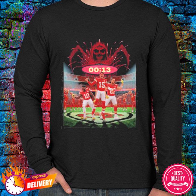 Chiefs 13 Seconds T-Shirt Be The Grim Reaper 13 Second