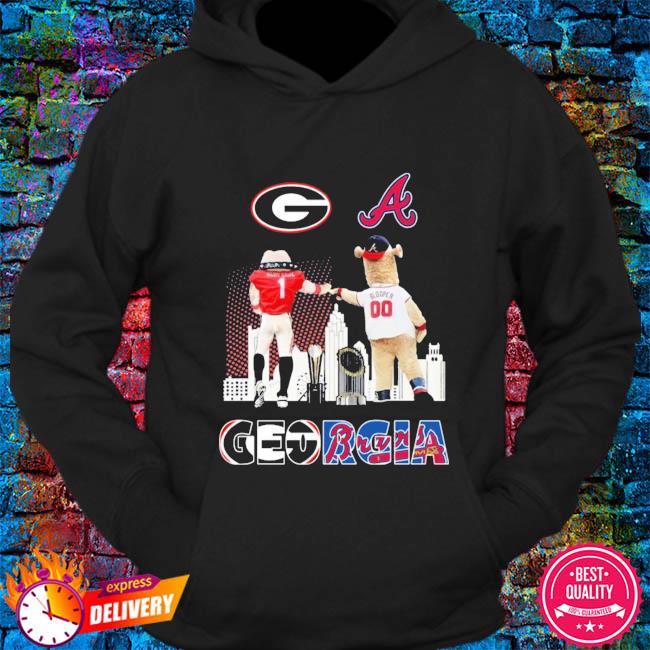 FREE shipping Georgia Bulldogs & Atlanta Braves Celebration
