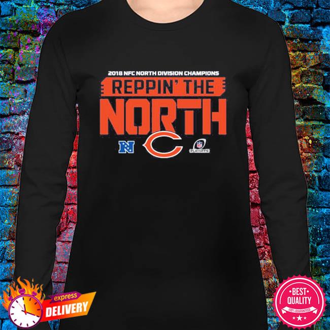 Chicago Bears 2018 Nfc North Division Champions Reppin The North Shirt,  hoodie, sweater, long sleeve and tank top