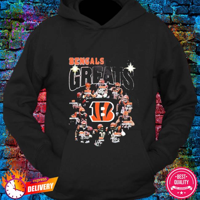 CincinnatI bengals all time greats T-shirts, hoodie, sweater, long sleeve  and tank top