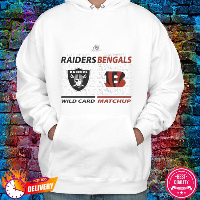 Cincinnati Bengals Vs Las Vegas Raiders 2022 NFL Wild Card Matchup shirt,  hoodie, sweater, long sleeve and tank top