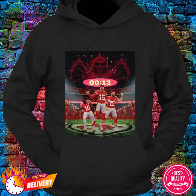 Don't fear the reaper 13 seconds Chiefs shirt, hoodie, sweater, long sleeve  and tank top