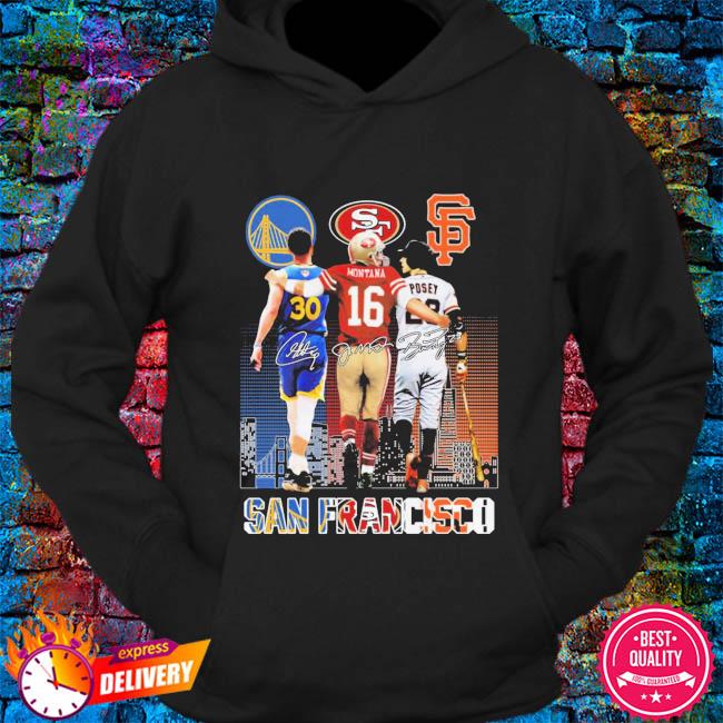 Awesome san Francisco 49ers Warriors Giants teams logo 2023 T-shirt, hoodie,  sweater, long sleeve and tank top