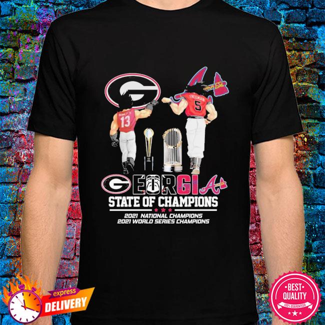 Georgia Bulldogs and Atlanta Braves Georgia State of champions