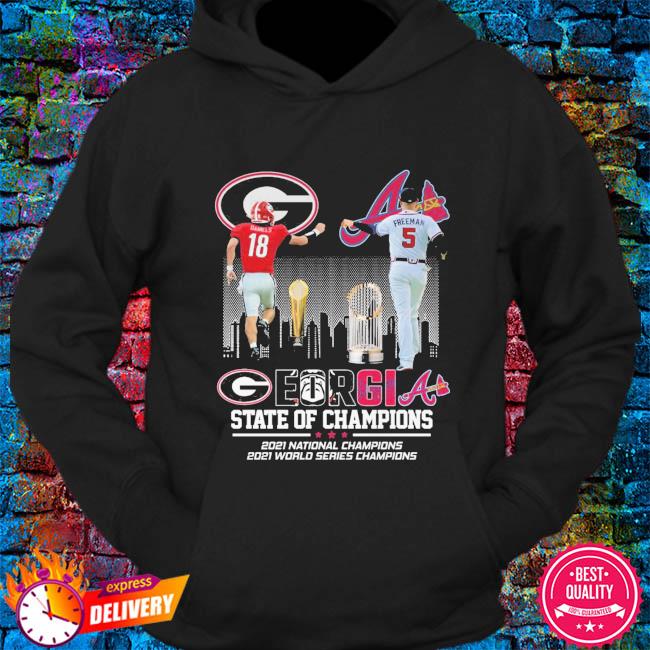 Georgia Bulldogs Vs Atlanta Braves World Series Champions And National  Champions 2021 Shirt, hoodie, sweater, long sleeve and tank top