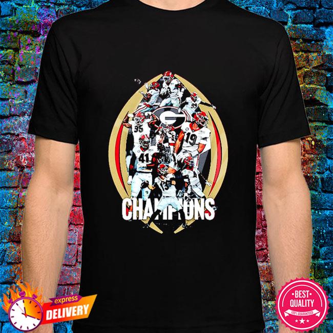 Georgia Bulldogs 2022 Champions CFP National New Design Nice T