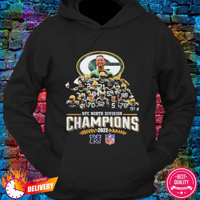 Green bay packers football team 2022 nfc north division champions shirt,  hoodie, sweater, long sleeve and tank top