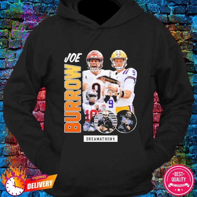 Ja'marr Chase Wearing Joe Burrow Dreamathon Shirt, hoodie, sweater