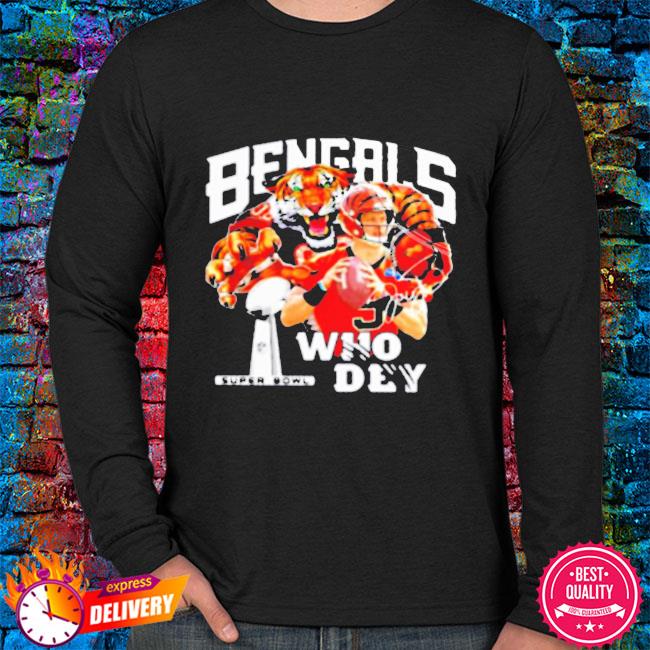 Original joe Burrow Cincinnati Bengals Super Bowl signature shirt, hoodie,  sweater, long sleeve and tank top