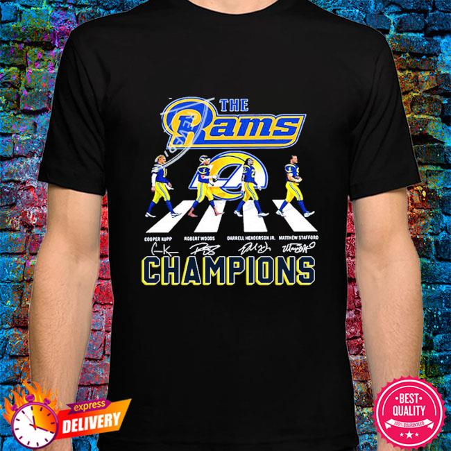 Los Angeles Rams Abbey Road Champions 2022 NFC Signature Shirt, hoodie,  sweater, long sleeve and tank top
