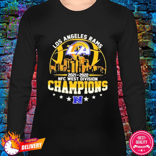 2022 Los Angeles Rams NFC West Division Championship New T-Shirt