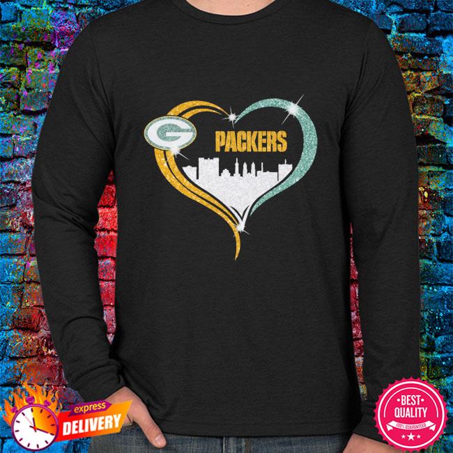 Green Bay Packer Shirt Packers Heart - High-Quality Printed Brand