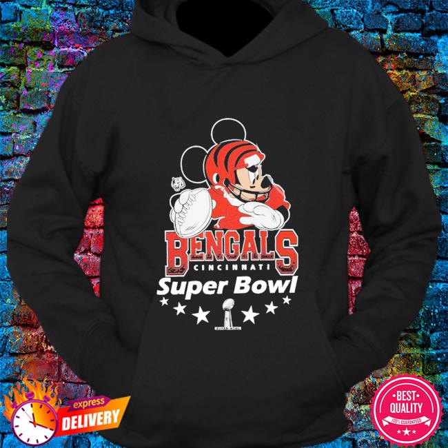 Official mickey cincinnati bengals 2022 super bowl shirt, hoodie, sweater,  long sleeve and tank top