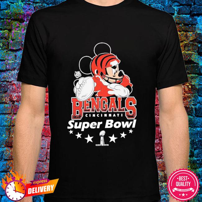 Official mickey cincinnati bengals 2022 super bowl shirt, hoodie, sweater,  long sleeve and tank top