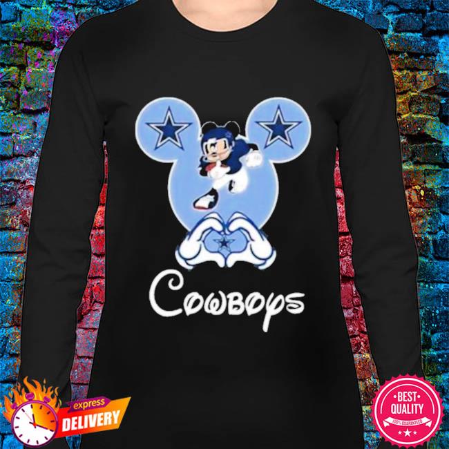 Disney Mickey Mouse Love Dallas Cowboys shirt, hoodie, sweater