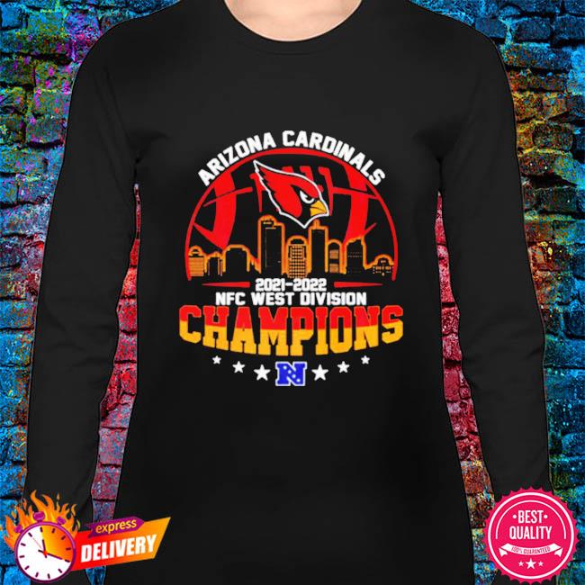 Official Arizona cardinals 2022 nfc west division champions shirt, hoodie,  sweater, long sleeve and tank top