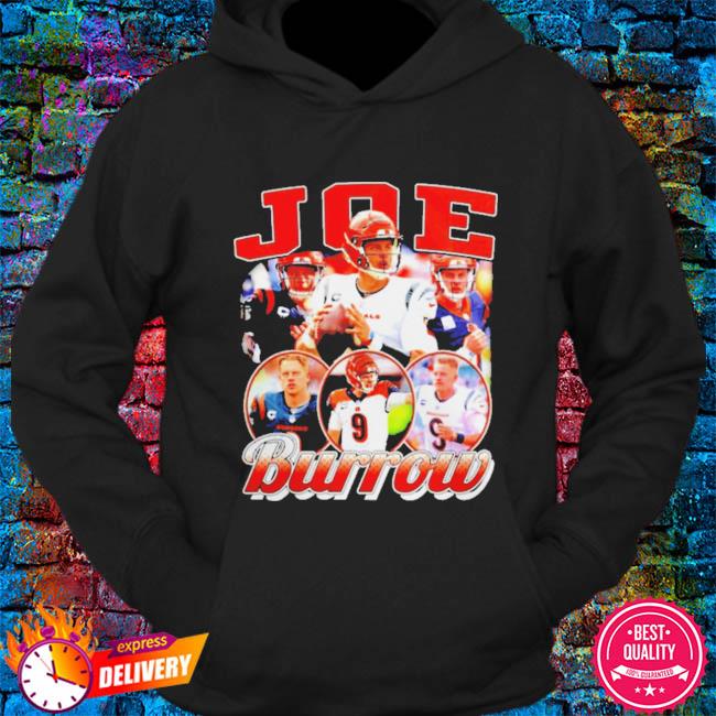 Joe Burrow Women's Shirt Cincinnati Bengals Hooded Sweatshirt - Happy Place  for Music Lovers