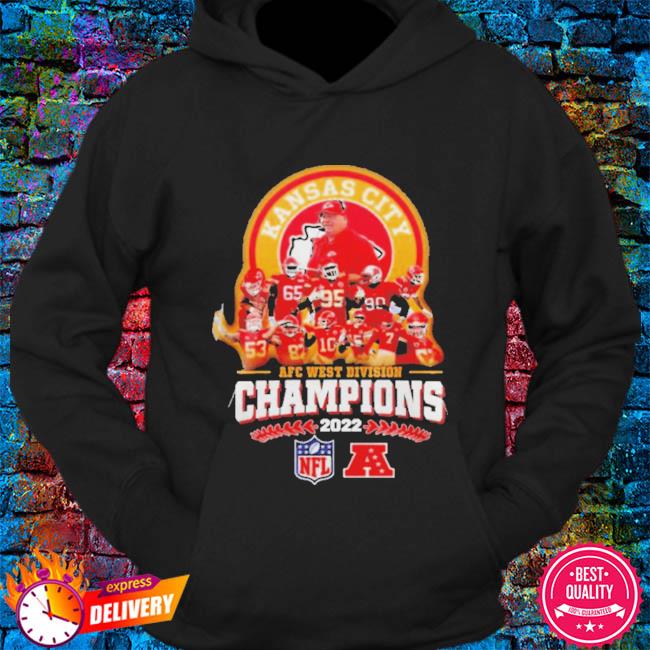 Kansas City Chiefs Back 2 Back 2022 AFC West Champions Signatures Shirt,  hoodie, sweater, long sleeve and tank top