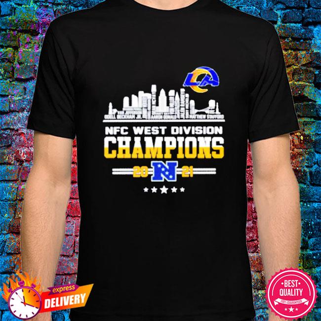 Official Los angeles rams 2021 2022 nfc west division champions