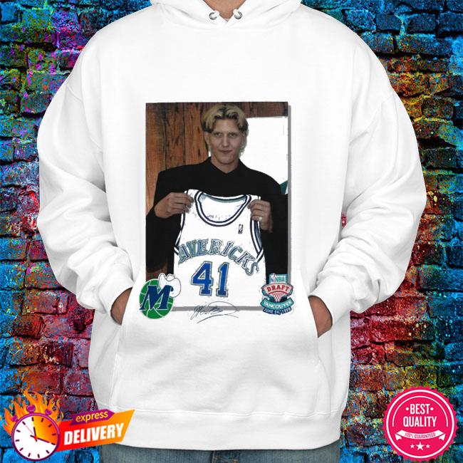 Official Mark Cuban Dallas Mavericks Mitchell & Ness Dirk Nowitzki Draft  Jersey Tee Shirt, hoodie, sweater, long sleeve and tank top