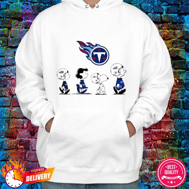 Official Tennessee Titans Snoopy And Charlie Brown Peanuts Shirt