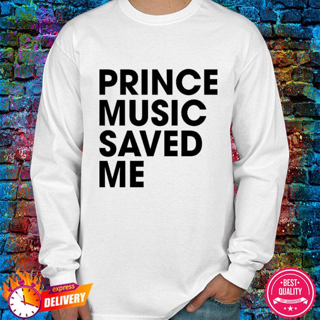 PRINCE MUSIC SAVED ME Purple T-Shirt