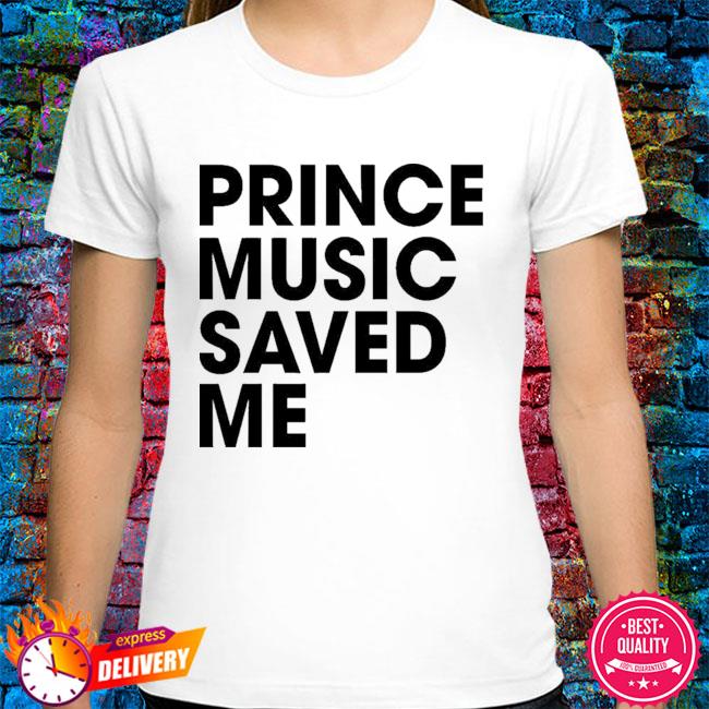 PRINCE MUSIC SAVED ME Purple T-Shirt