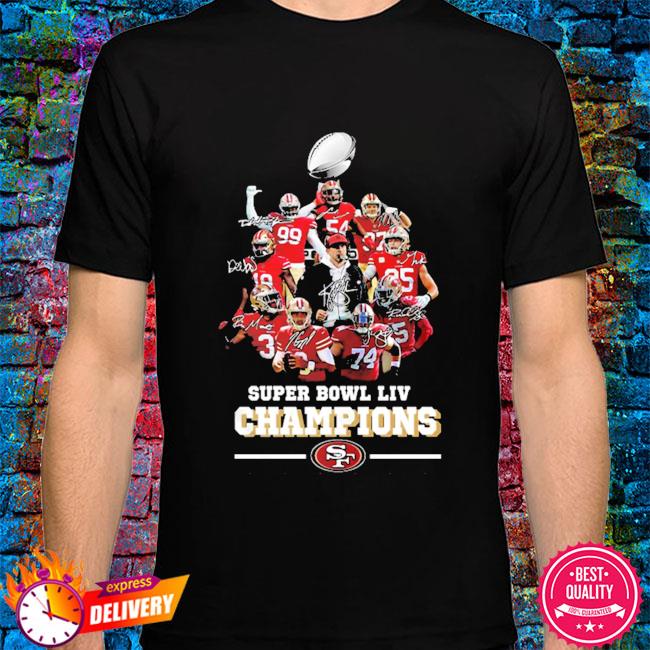 San francisco 49ers champions 2022 trophy super bowl fan shirt