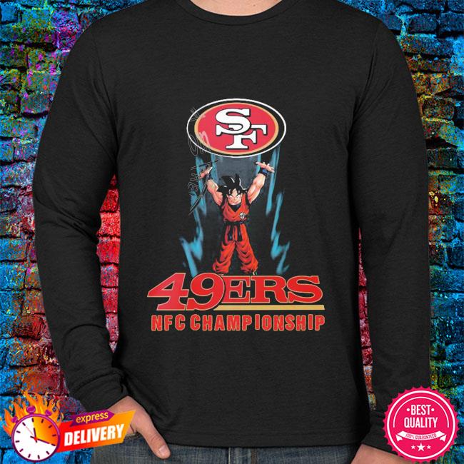 Son Goku San Francisco 49ers 2021 2022 NFC Championship T-Shirt, hoodie,  sweater, long sleeve and tank top