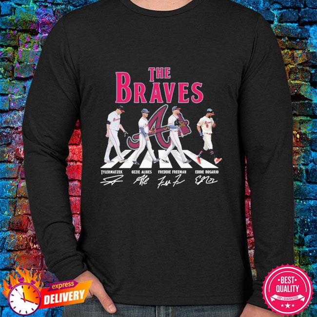 The Braves Abbey Road signatures t-shirt, hoodie, sweater, long sleeve and  tank top