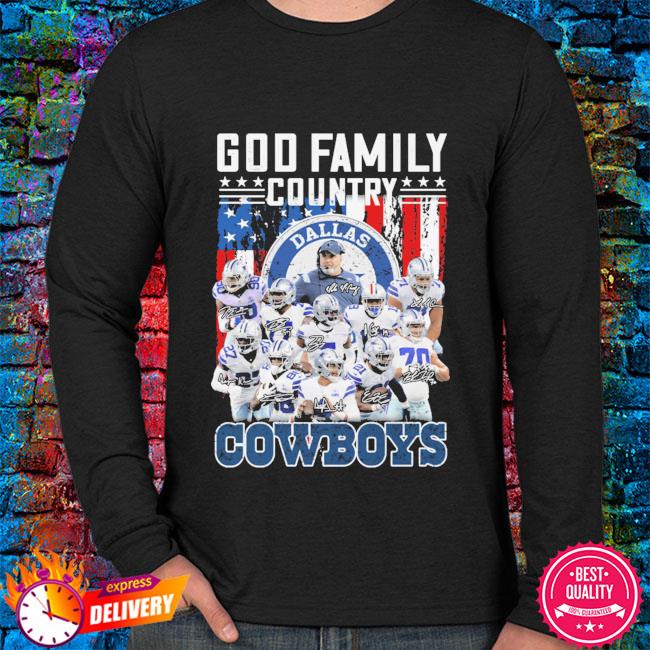 God Family Country Dallas Cowboys American Flag Shirt, hoodie, sweater,  long sleeve and tank top