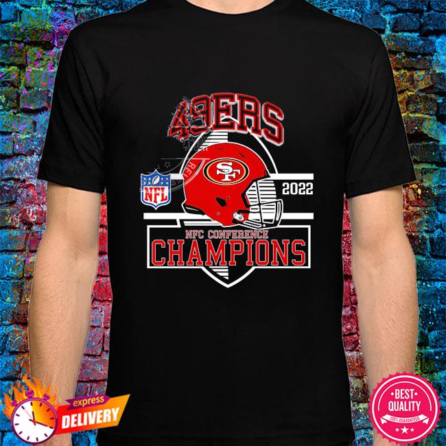 San Francisco 49ers 2022 NFC Champions Super Bowl Champions New Design T- Shirt - REVER LAVIE