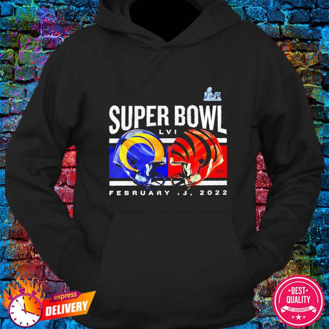 Super bowl 2022 lvi cincinnati bengals vs los angeles rams shirt, hoodie,  sweater, long sleeve and tank top