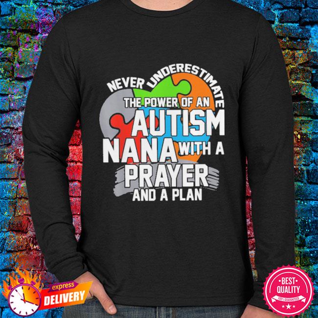 tee an Autism Mom with a Prayer and a Plan Unisex Sweatshirt 