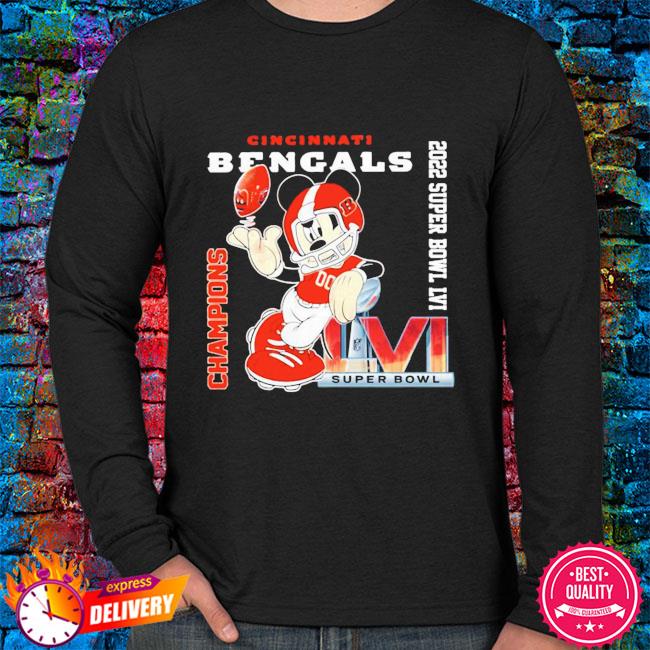 Mickey Mouse Cincinnati Bengals 2022 Super Bowl shirt, hoodie, sweater,  long sleeve and tank top