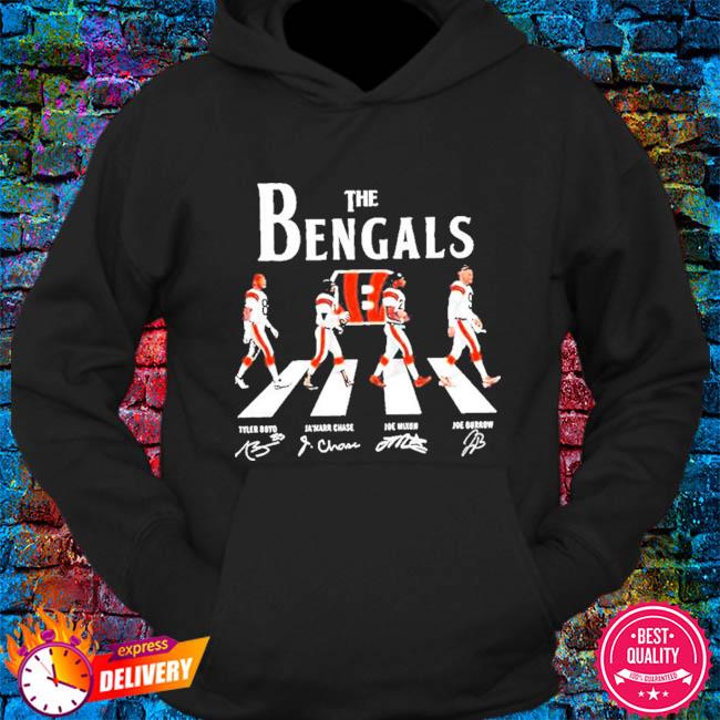 Official The Bengals Abbey Road signatures 2022 shirt, hoodie