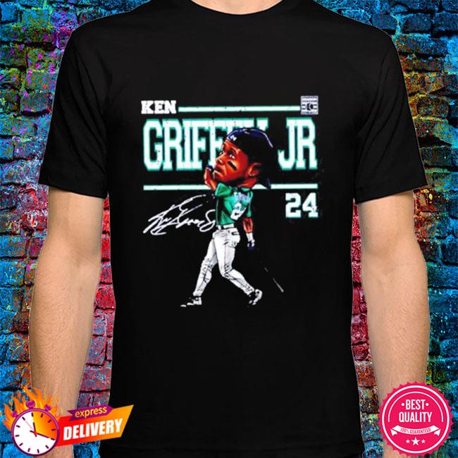 Ken griffey jr seattle derby cartoon signatures shirt, hoodie, sweater,  long sleeve and tank top